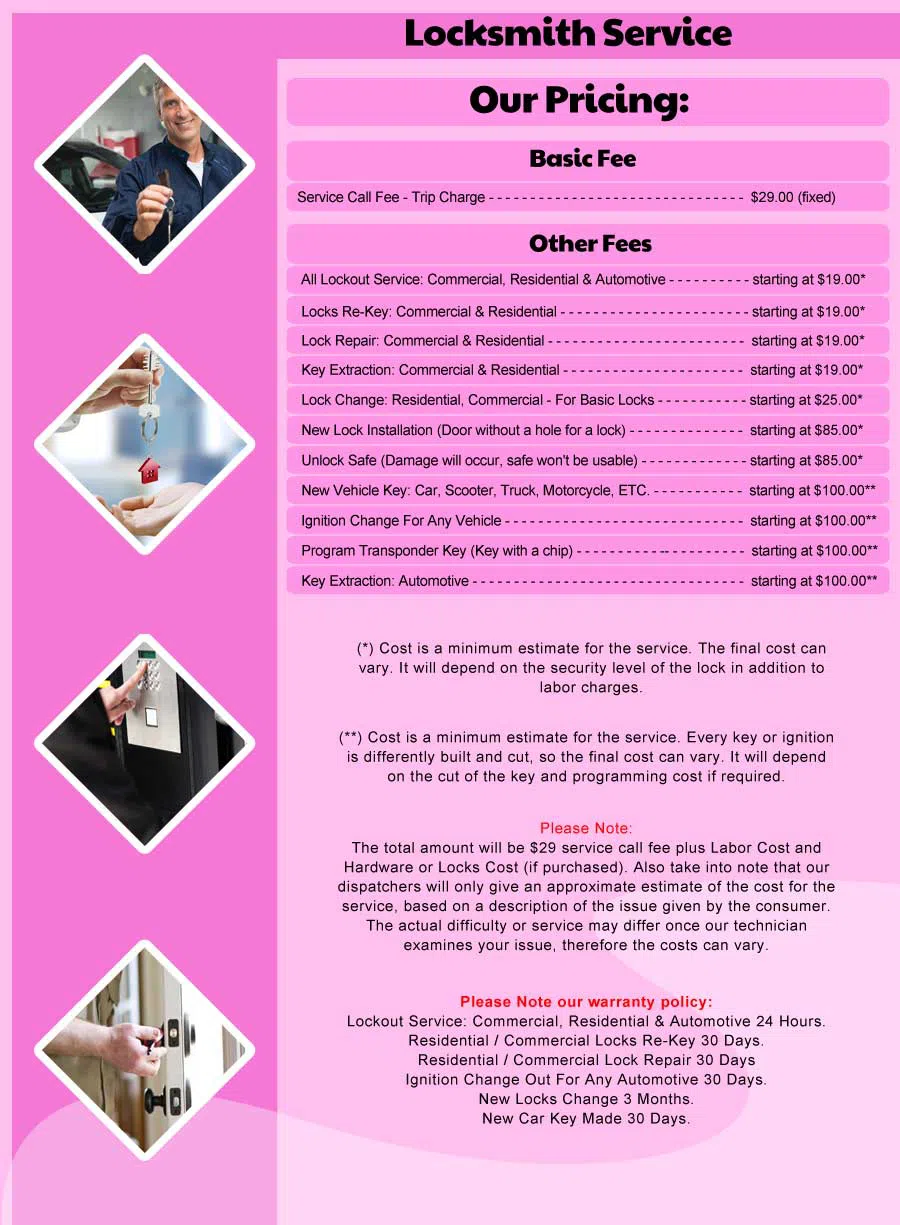 Tacoma Lock And Key, Tacoma, WA 253-271-3436 - Pricelist-15