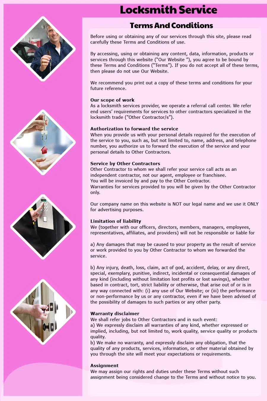 Tacoma Lock And Key, Tacoma, WA 253-271-3436 - TermsAndCondition-15